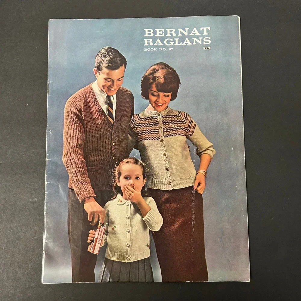 Vintage 50's 60's Bernat Knitting Pattern Booklets Mixed Lot